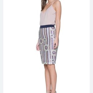 Endless Rose Multicolored Sequin Pencil Skirt Sz Small